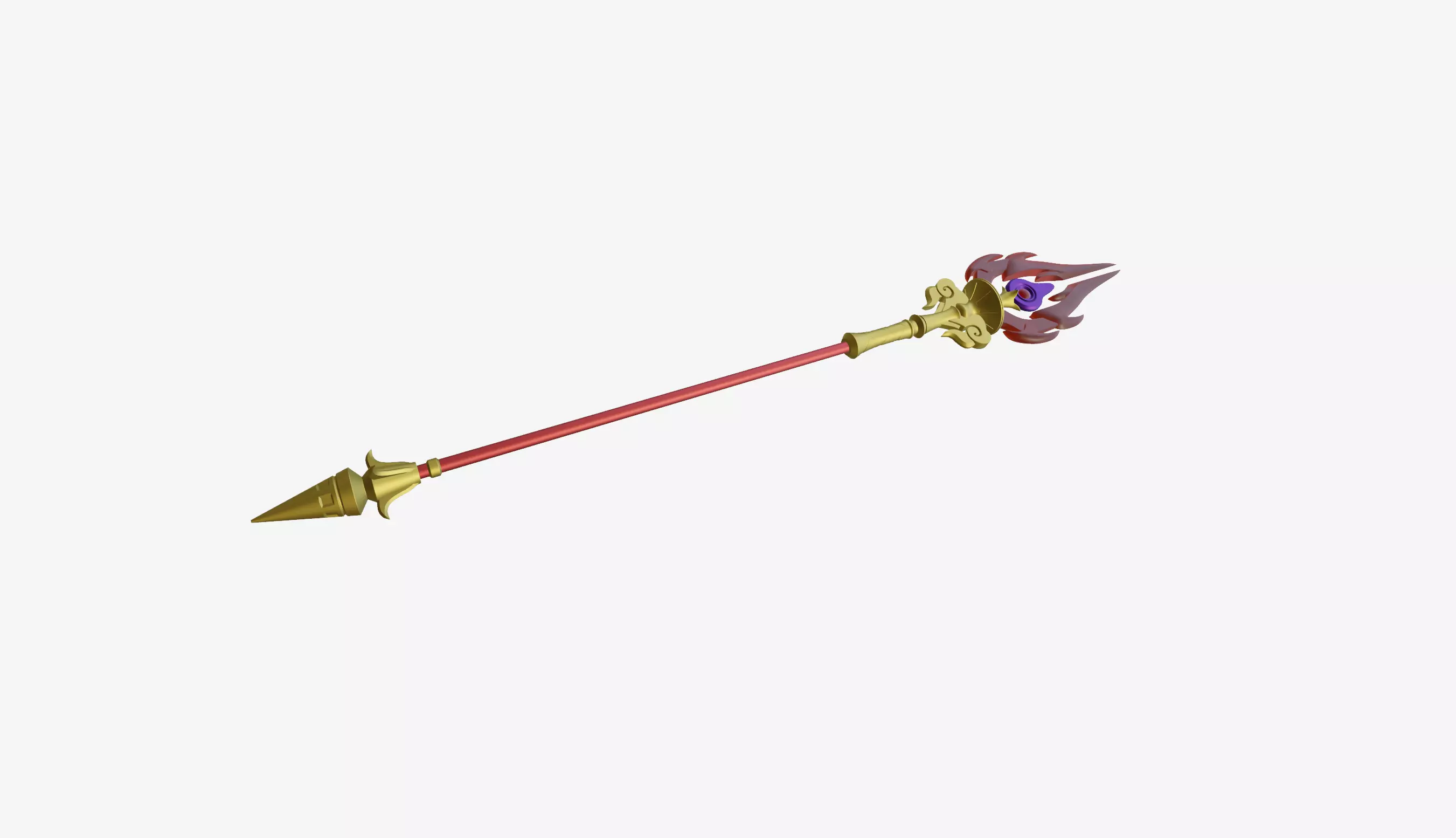 STAFF OF HOMA - GENSHIN IMPACT 3D print model_0