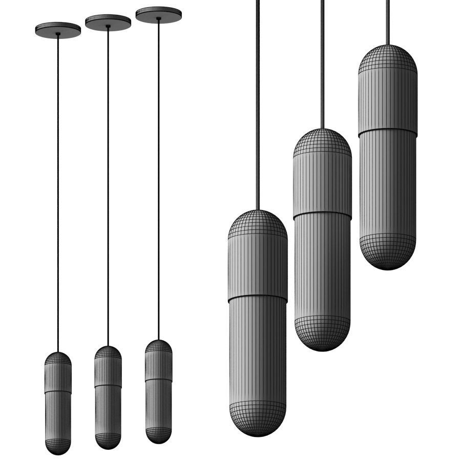 Modular Lighting Instruments PLACEBO 3D model_1