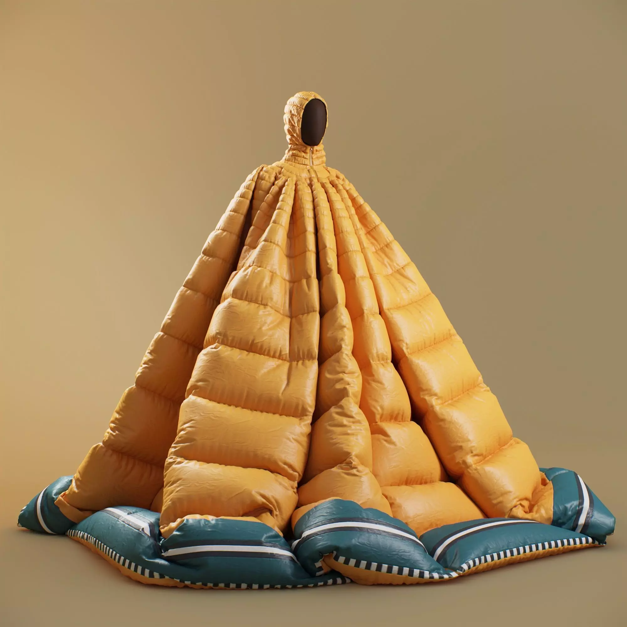 Pierpaolo Piccioli down jacket cloth 3D model