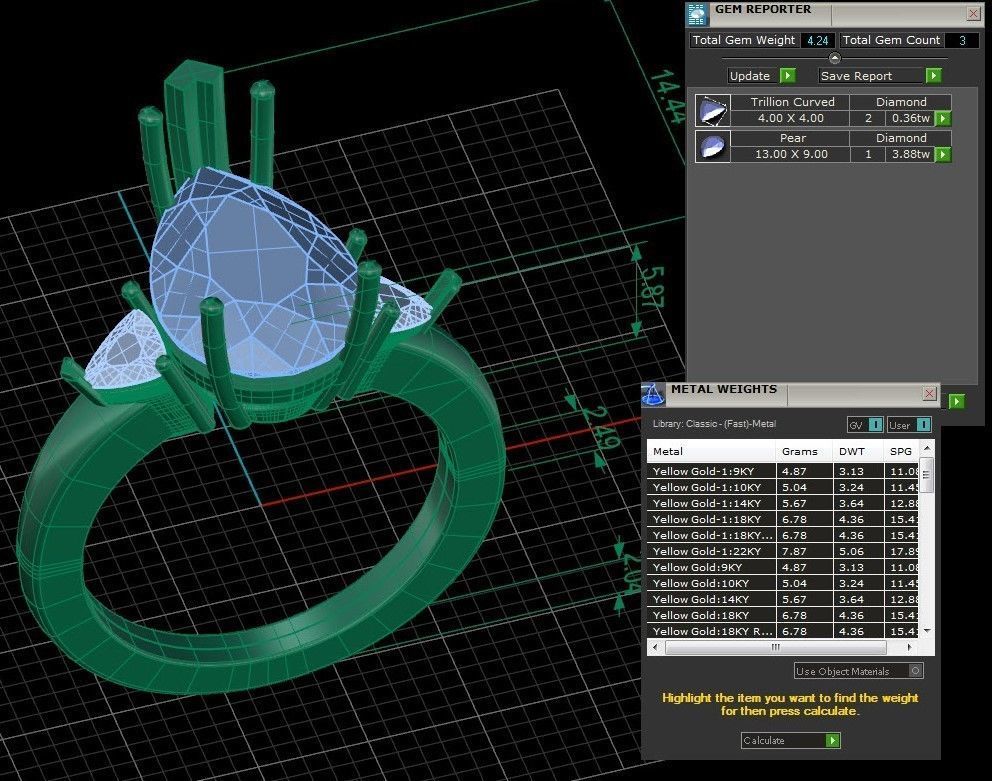 Jewelry CAD Printable file with Videos and Photos Render view 3D print model_24