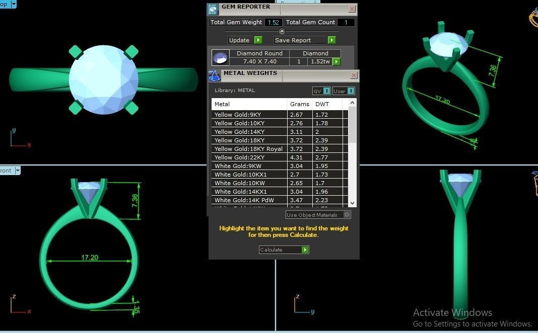 Jewelry CAD Printable file with Videos and Photos Render view 3D print model_24