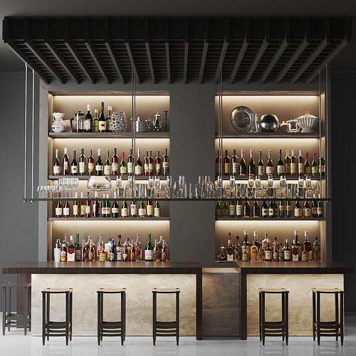 Bar 10 3D model