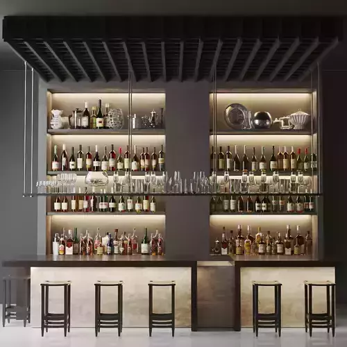 Bar 10 3D model