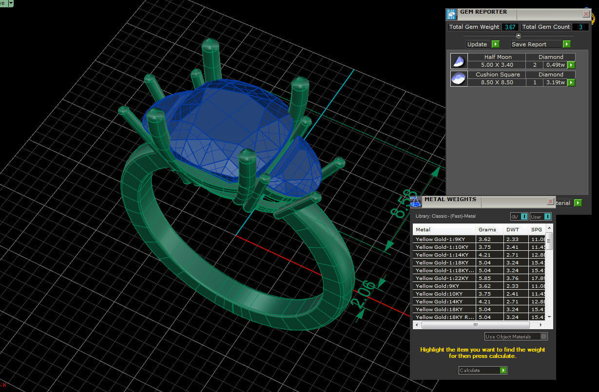 Jewelry CAD Printable file with Videos and Photos Render view 3D print model_25