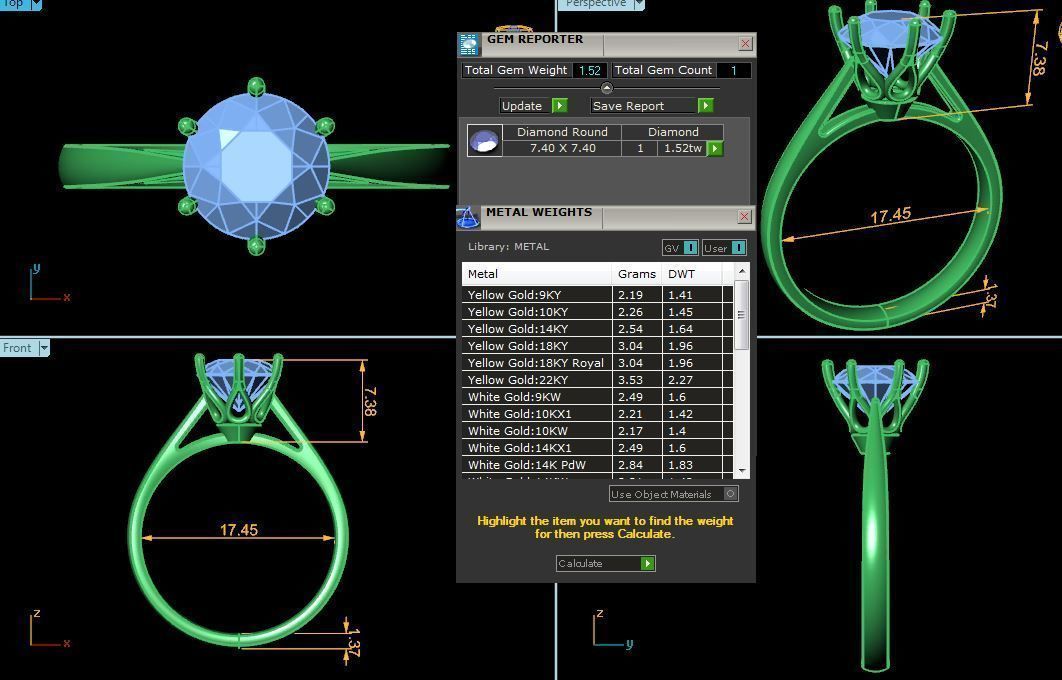 Jewelry CAD Printable file with Videos and Photos Render view 3D print model_24