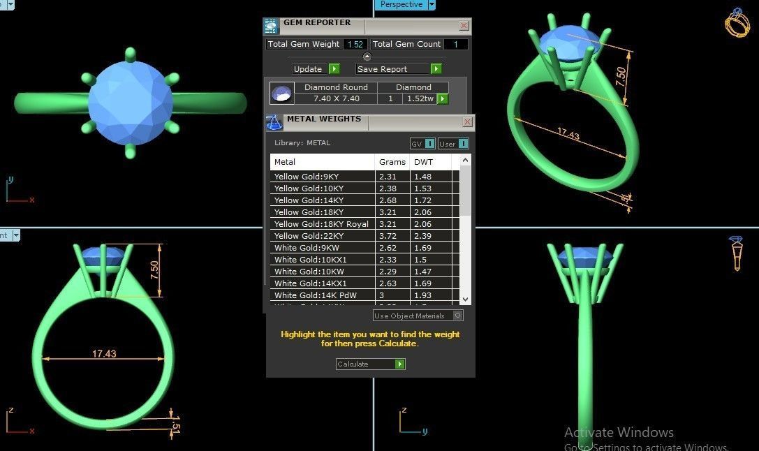 Jewelry CAD Printable file with Videos and Photos Render view 3D print model_24