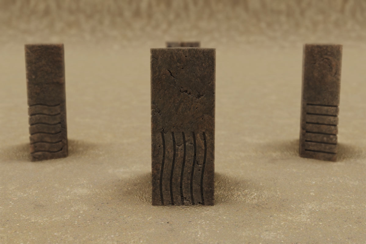 Elemental Stones from The Fifth Element 3D print model_3