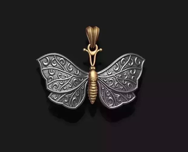 Butterfly pendant