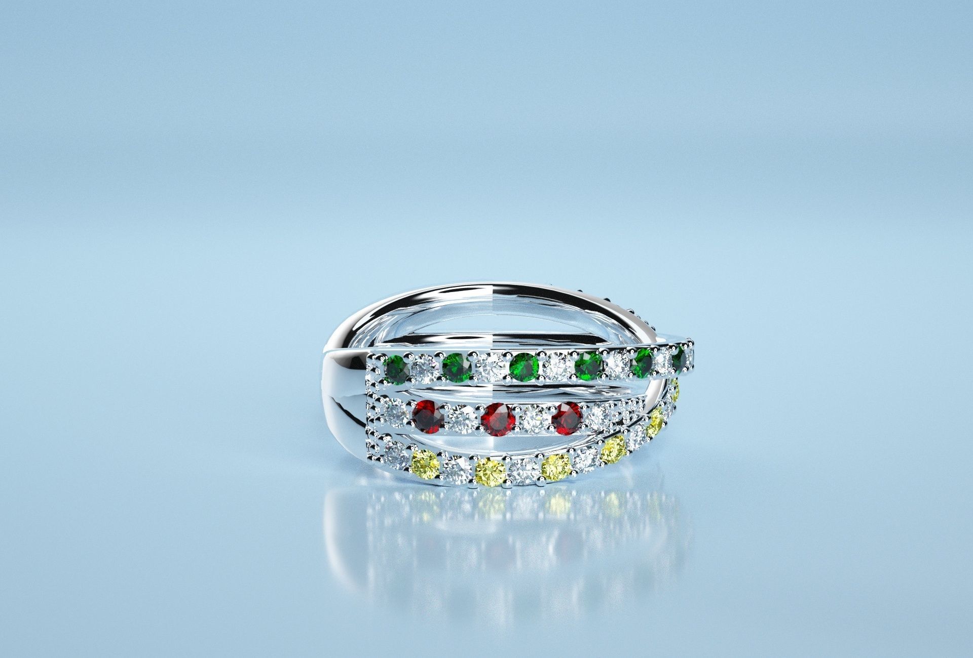 Cross Band  3D print model_3