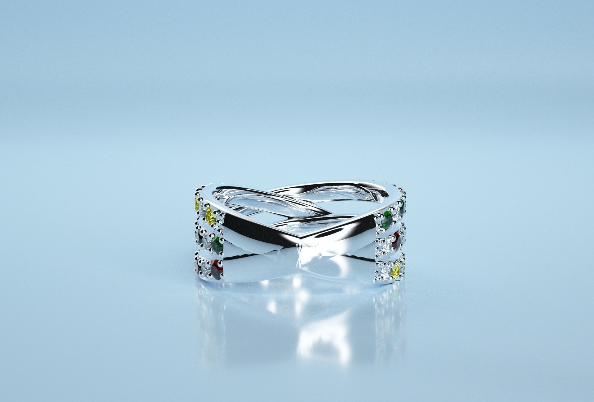 Cross Band  3D print model_2