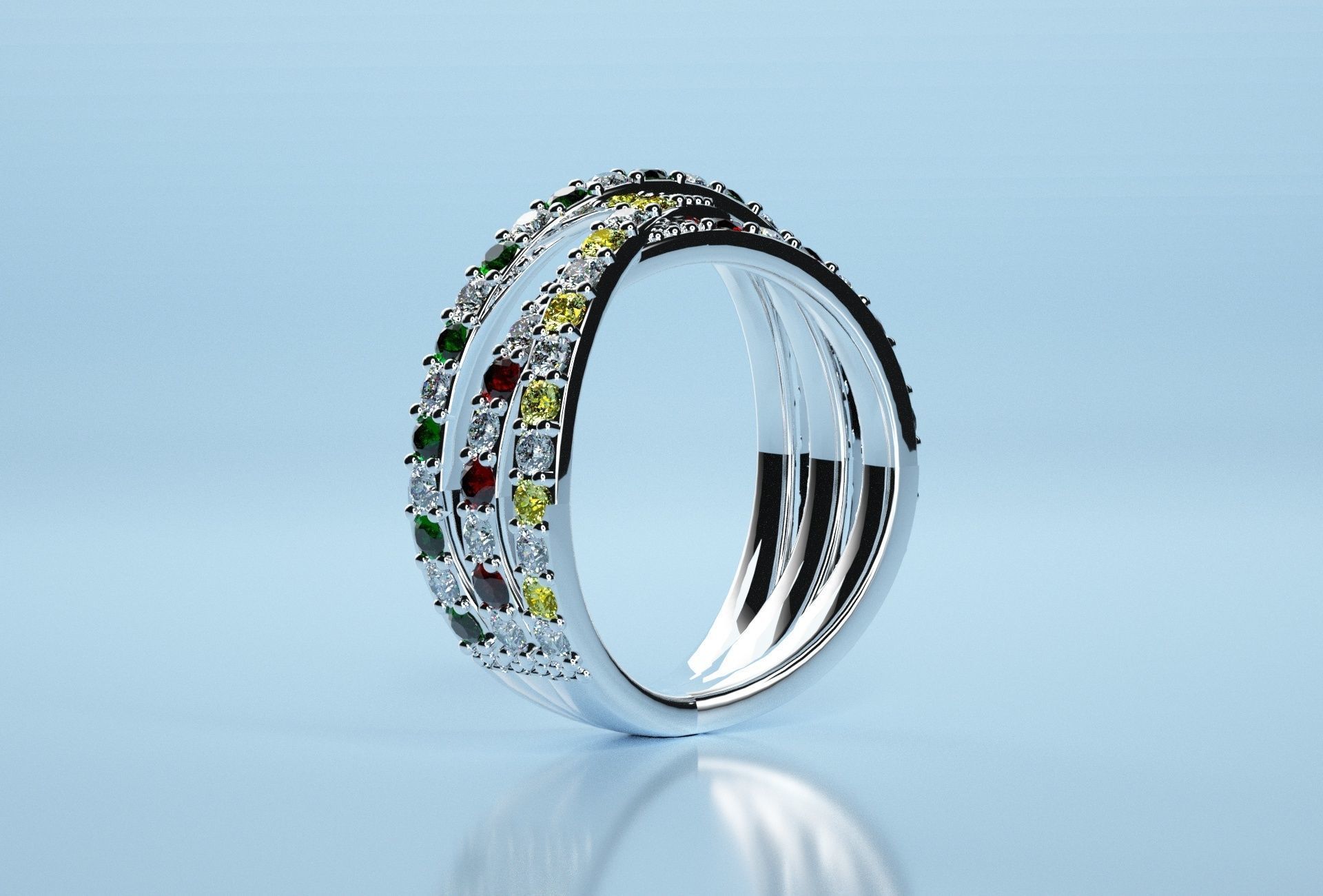 Cross Band  3D print model_8