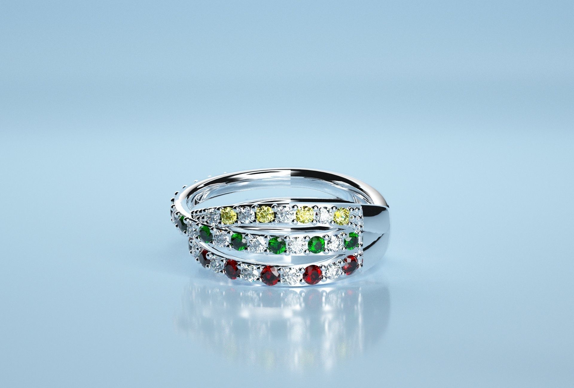 Cross Band  3D print model_1