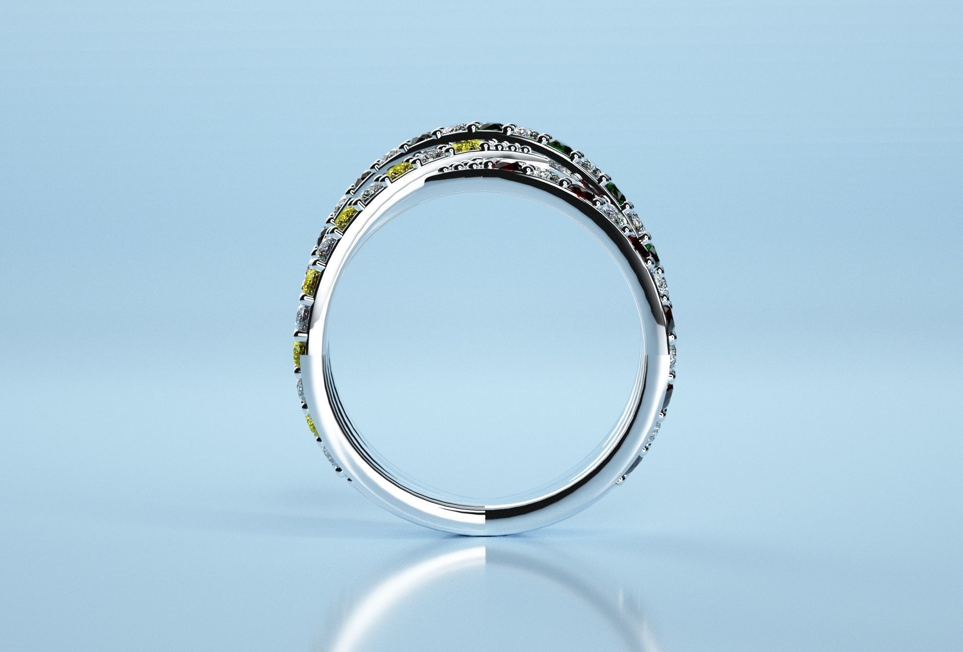 Cross Band  3D print model_4