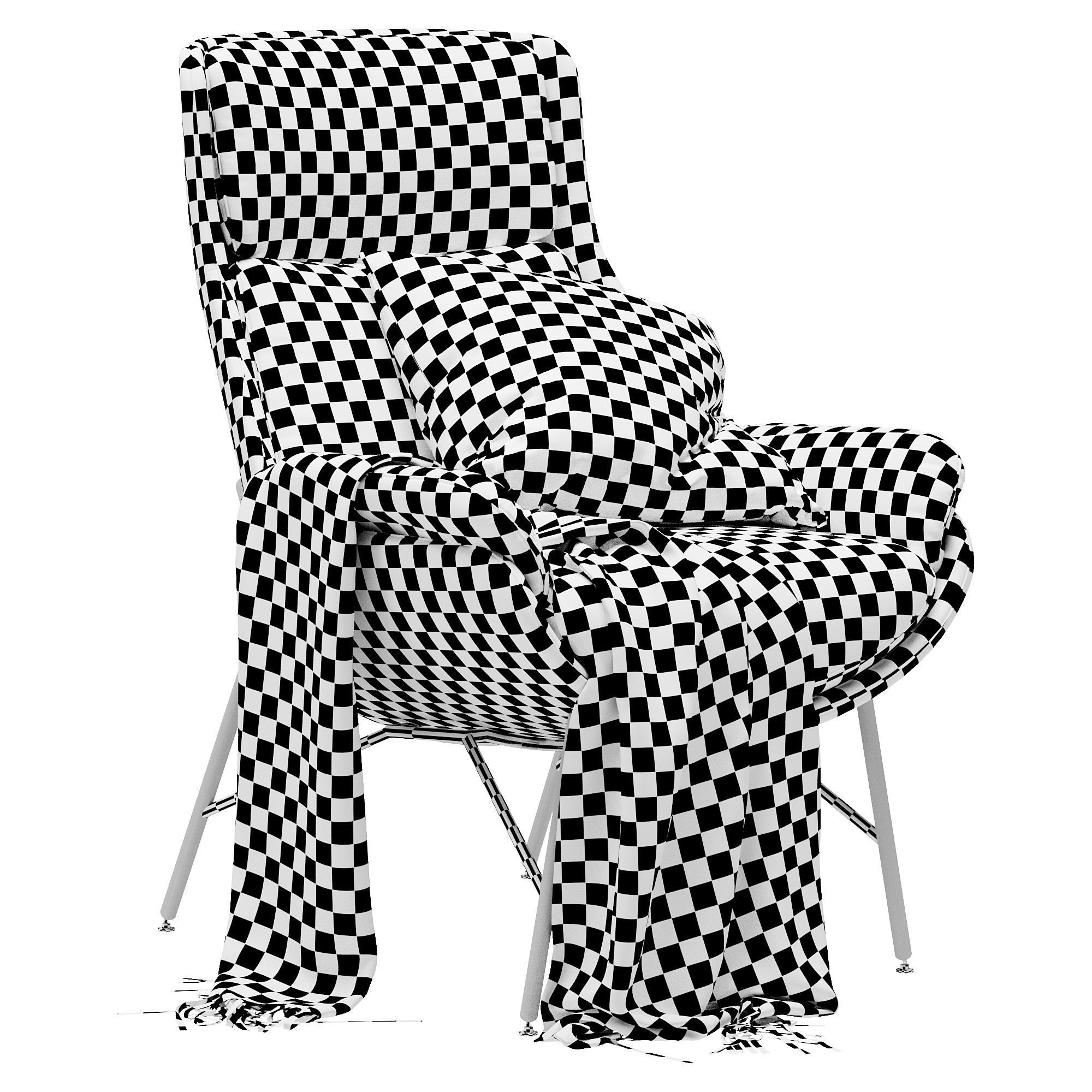 Ditre italia beetle armchair 3D model_7