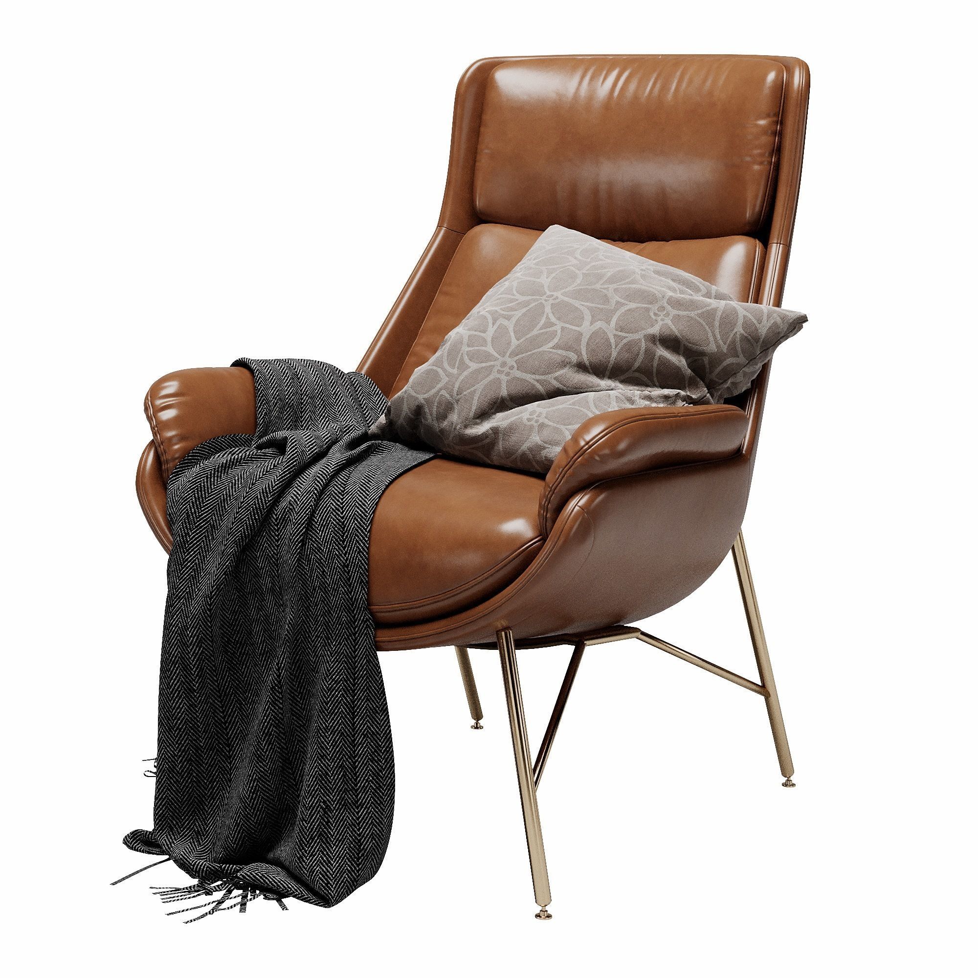 Ditre italia beetle armchair 3D model_3