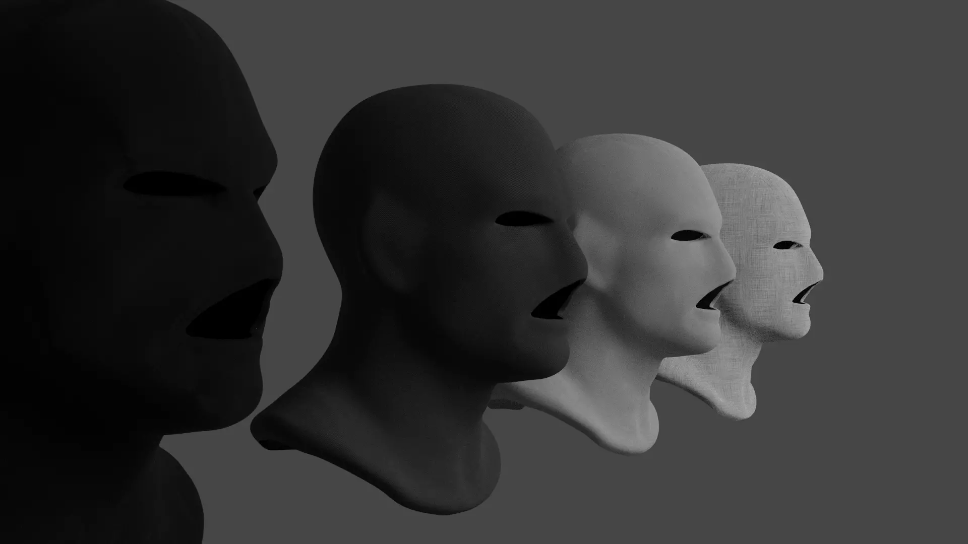 Robbery Mask 3D model_0