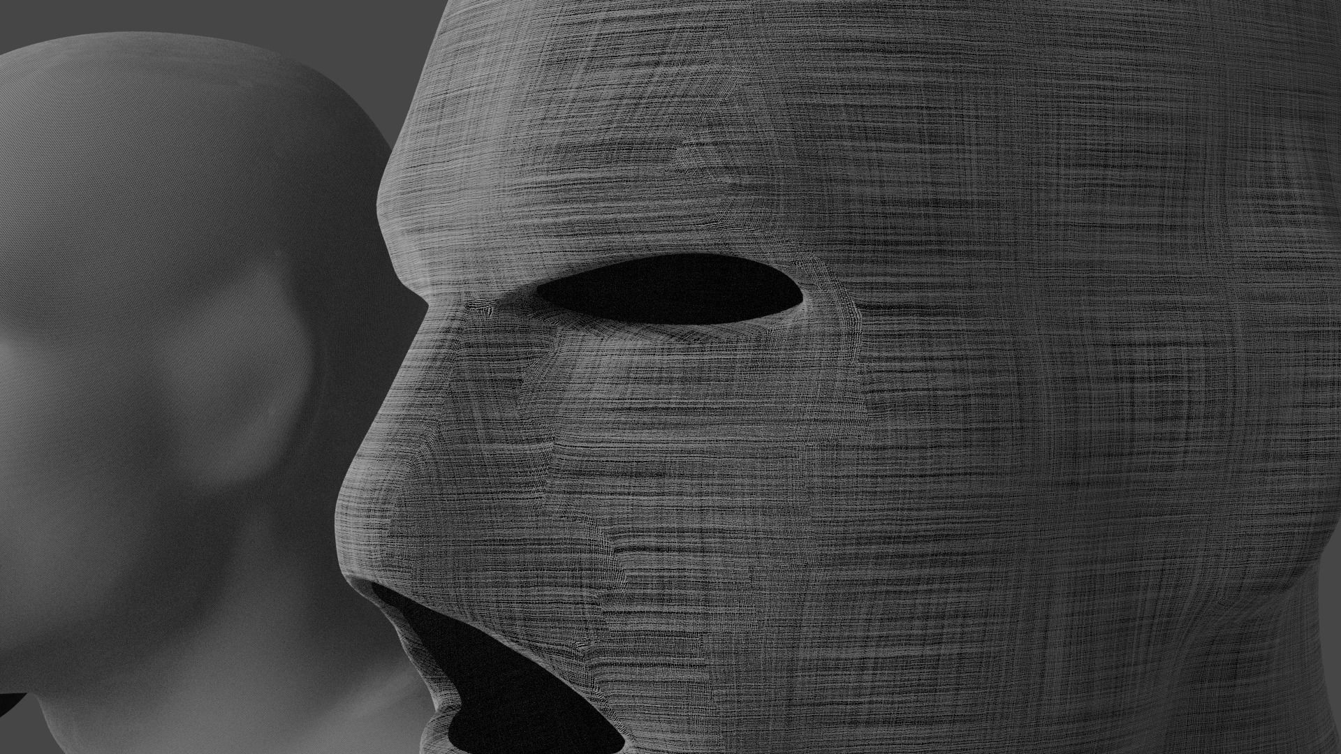 Robbery Mask 3D model_3