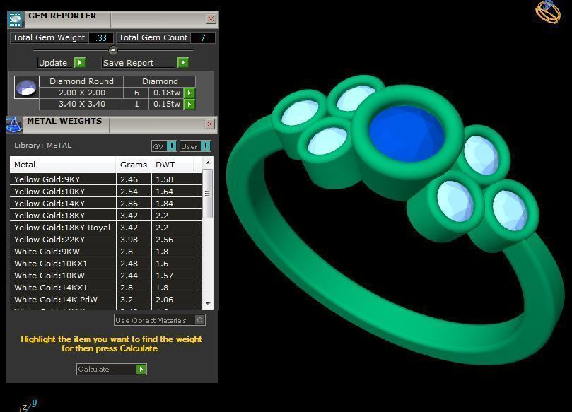 CJCRING061 diamond cluster ring gold 3D print model_24