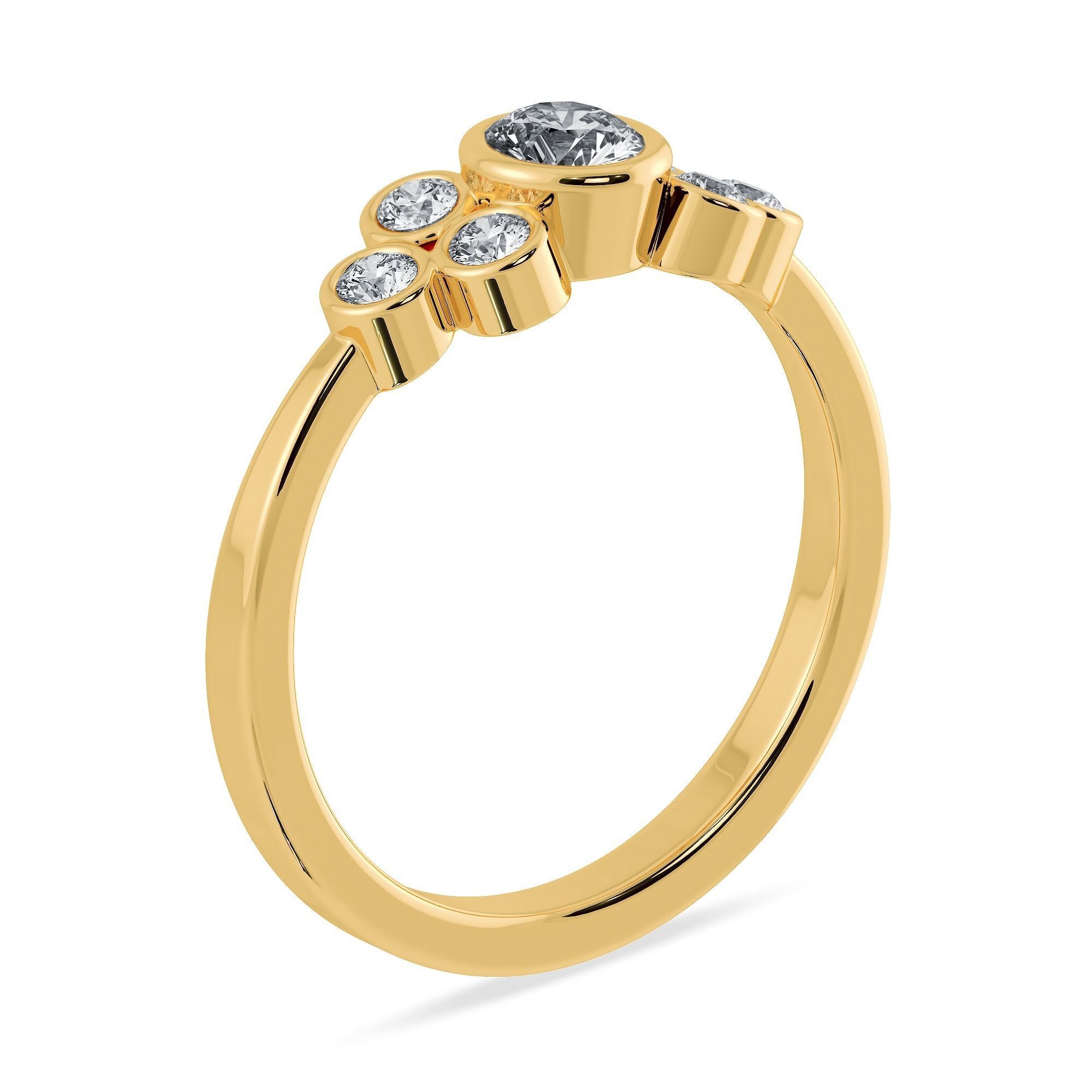 CJCRING061 diamond cluster ring gold 3D print model_13