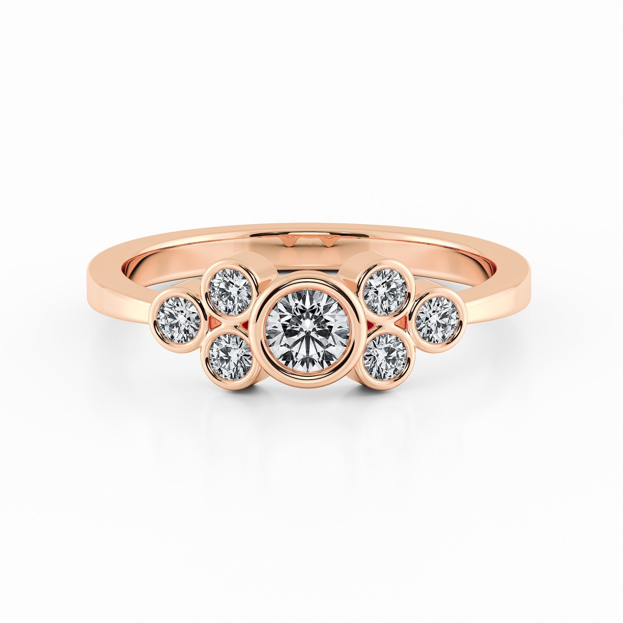 CJCRING061 diamond cluster ring gold 3D print model_2