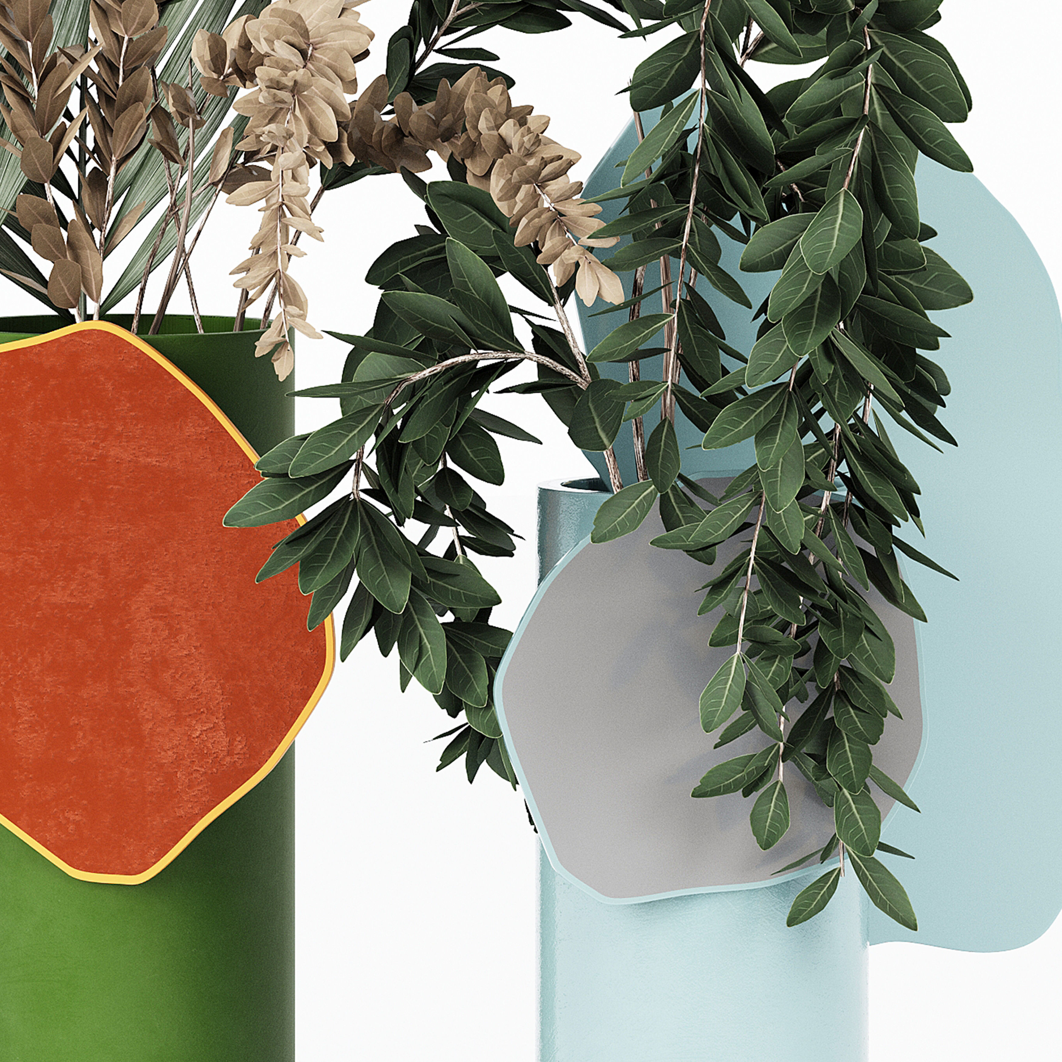 Flower Pack 209C 3D model_3