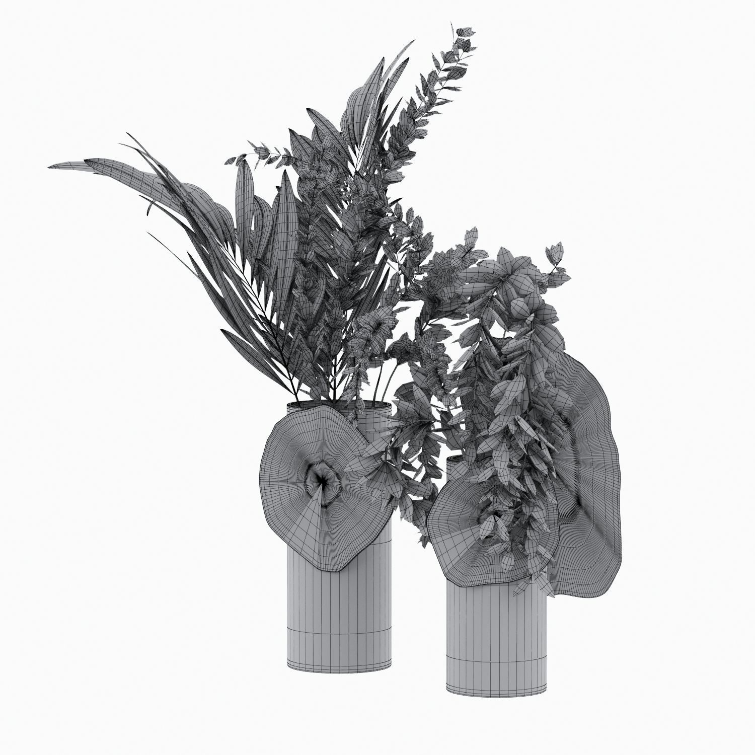 Flower Pack 209C 3D model_4