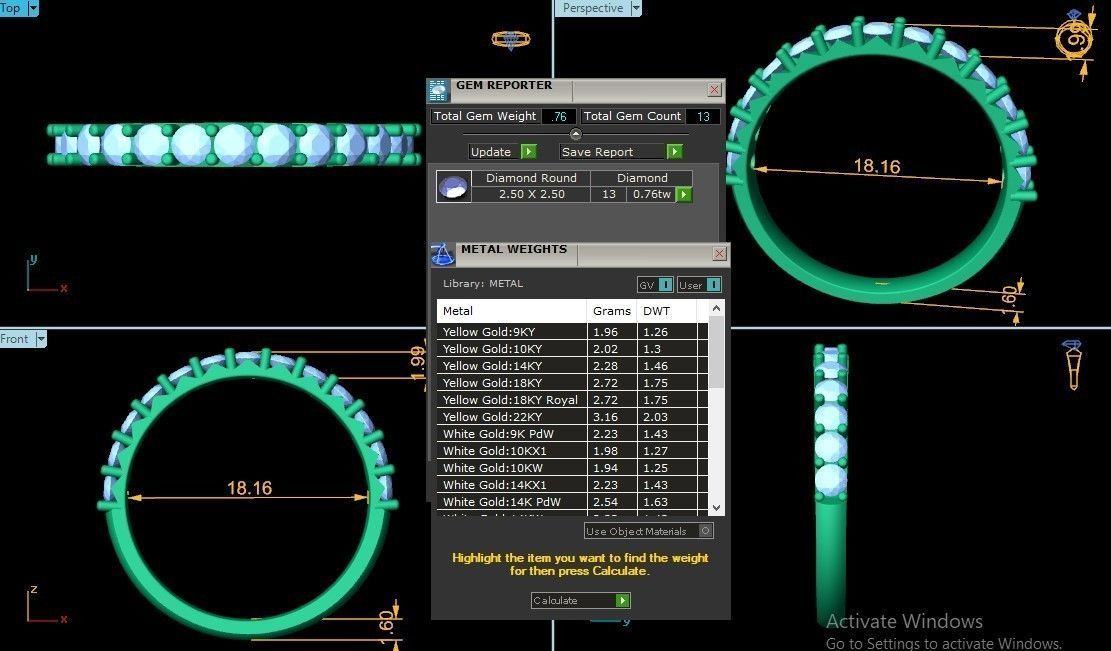Jewelry CAD Printable file with Videos and Photos Render view 3D print model_24