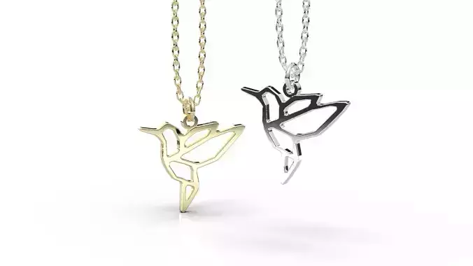 Hummingbird Pendant 3D print model
