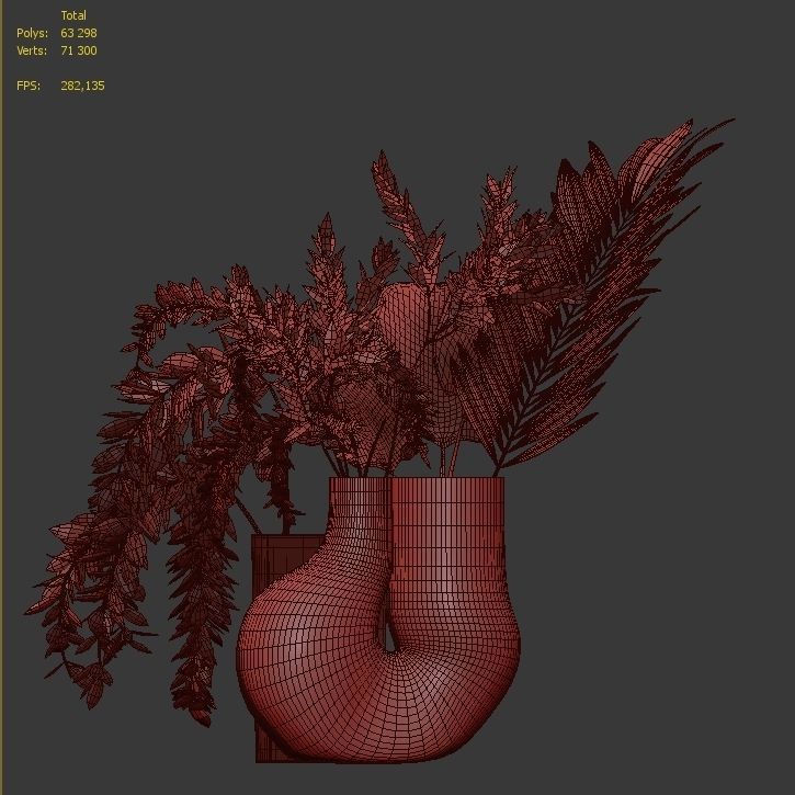 Flower Pack 210C 3D model_4