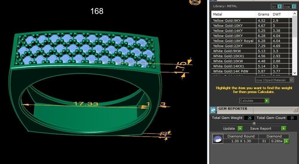 Jewelry CAD Printable file with Videos and Photos Render view 3D print model_24