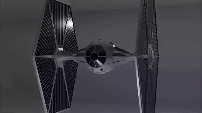 TIE Fighter Model plus lasers