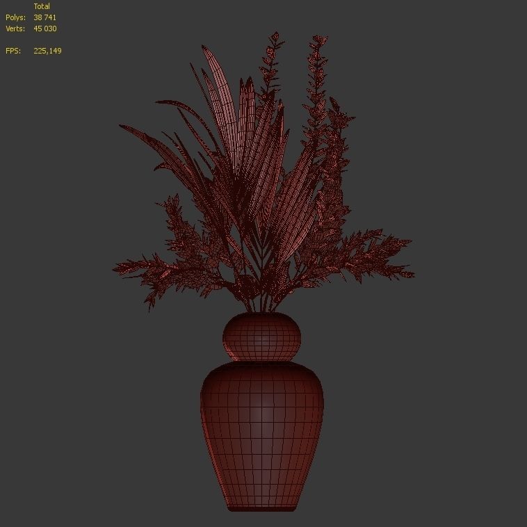 Flower Pack 210C 3D model_5