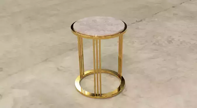 Round side table by Giuliano Tincani