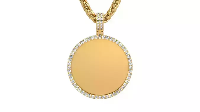 Picture pendant  1-2 inch N 1 3D print model
