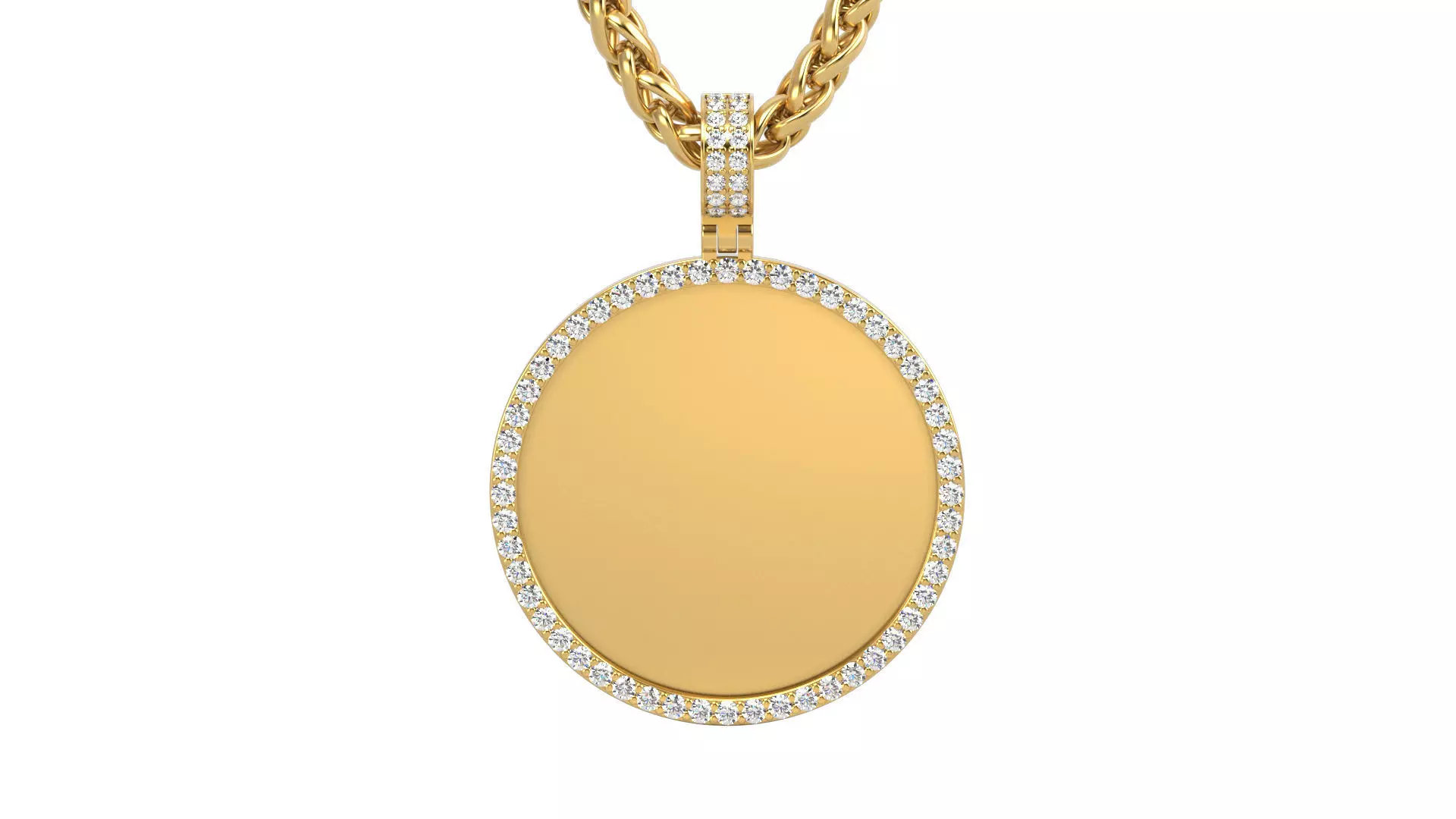 Picture pendant  1-2 inch N 1 3D print model_0
