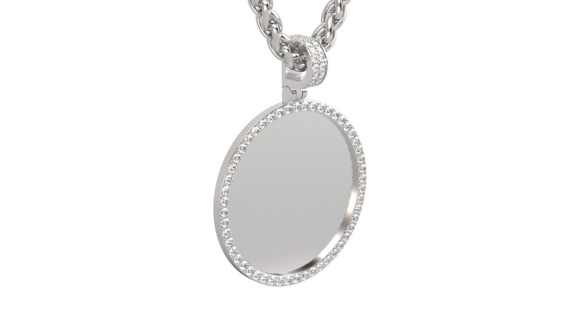 Picture pendant  1-2 inch N 1 3D print model_5