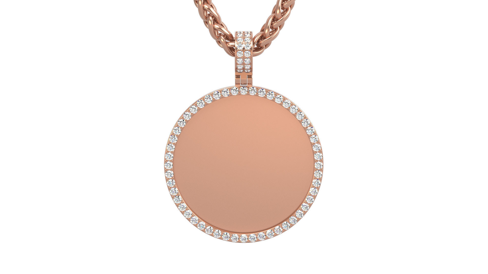 Picture pendant  1-2 inch N 1 3D print model_7