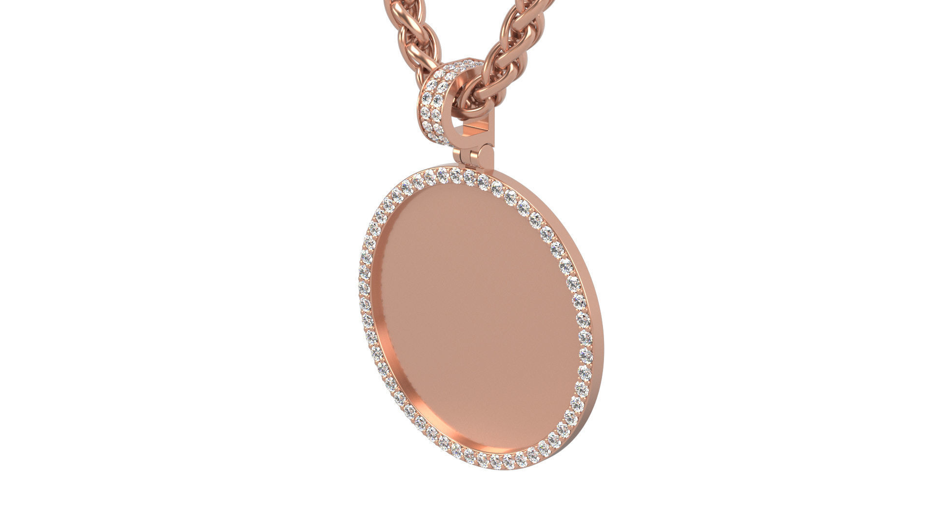 Picture pendant  1-2 inch N 1 3D print model_8