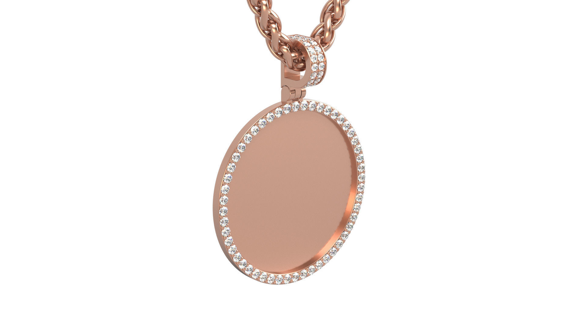 Picture pendant  1-2 inch N 1 3D print model_9
