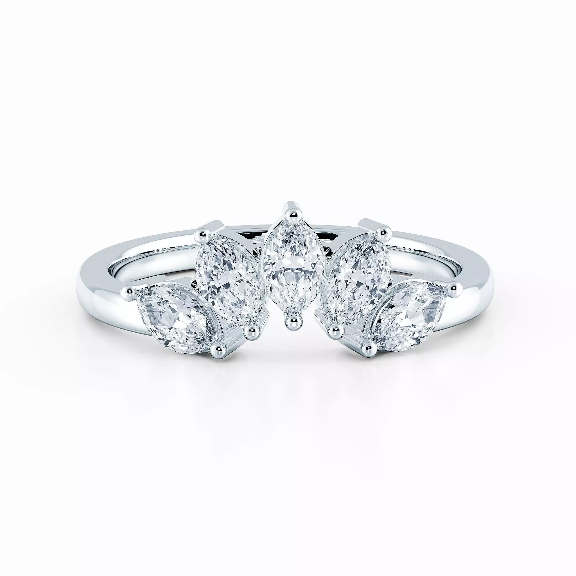 CJCRING030 marquise cut diamond ring 3D print model_0