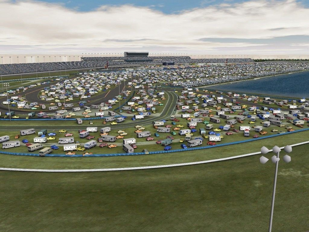 Daytona Speedway - Game Ready Low-poly 3D model_3