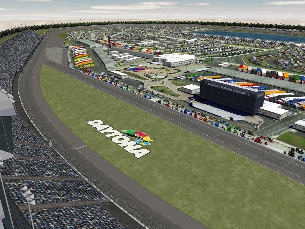 Daytona Speedway - Game Ready Low-poly 3D model_8