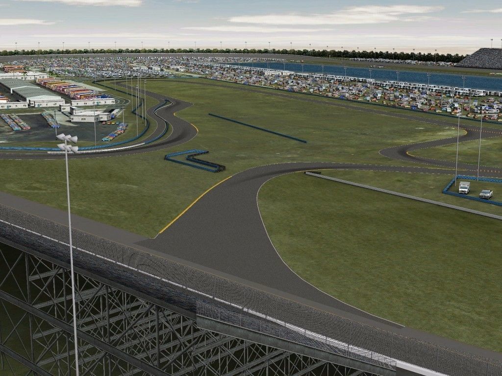 Daytona Speedway - Game Ready Low-poly 3D model_17