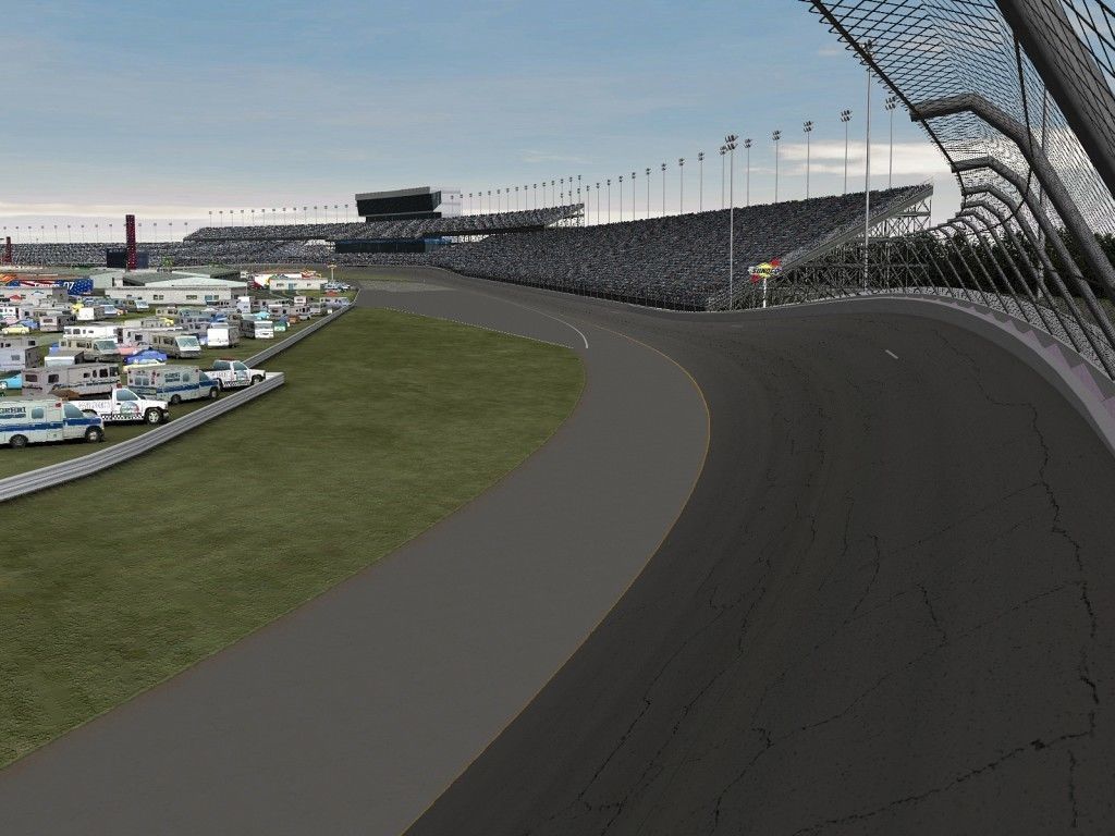 Daytona Speedway - Game Ready Low-poly 3D model_11