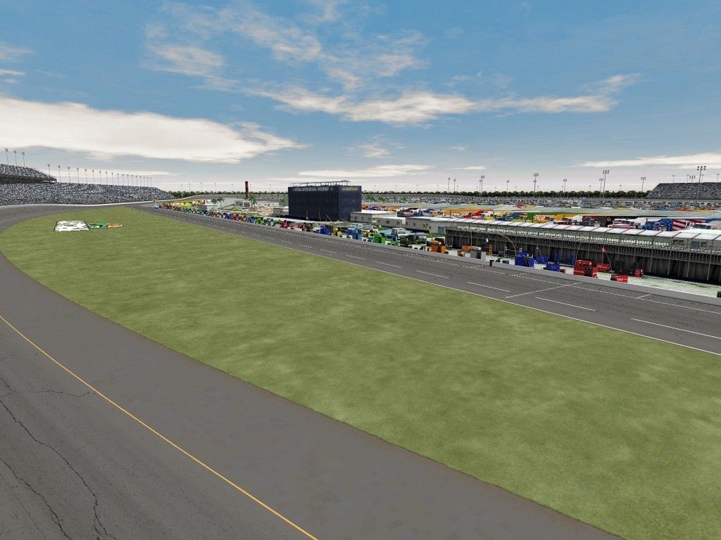 Daytona Speedway - Game Ready Low-poly 3D model_21