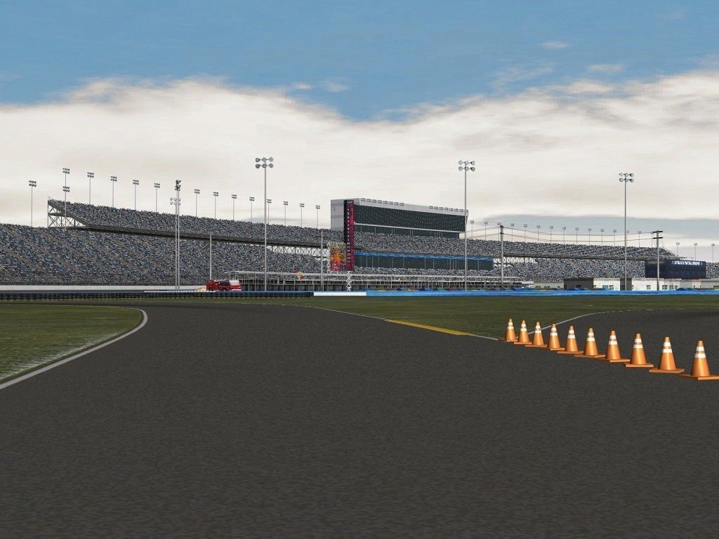 Daytona Speedway - Game Ready Low-poly 3D model_16