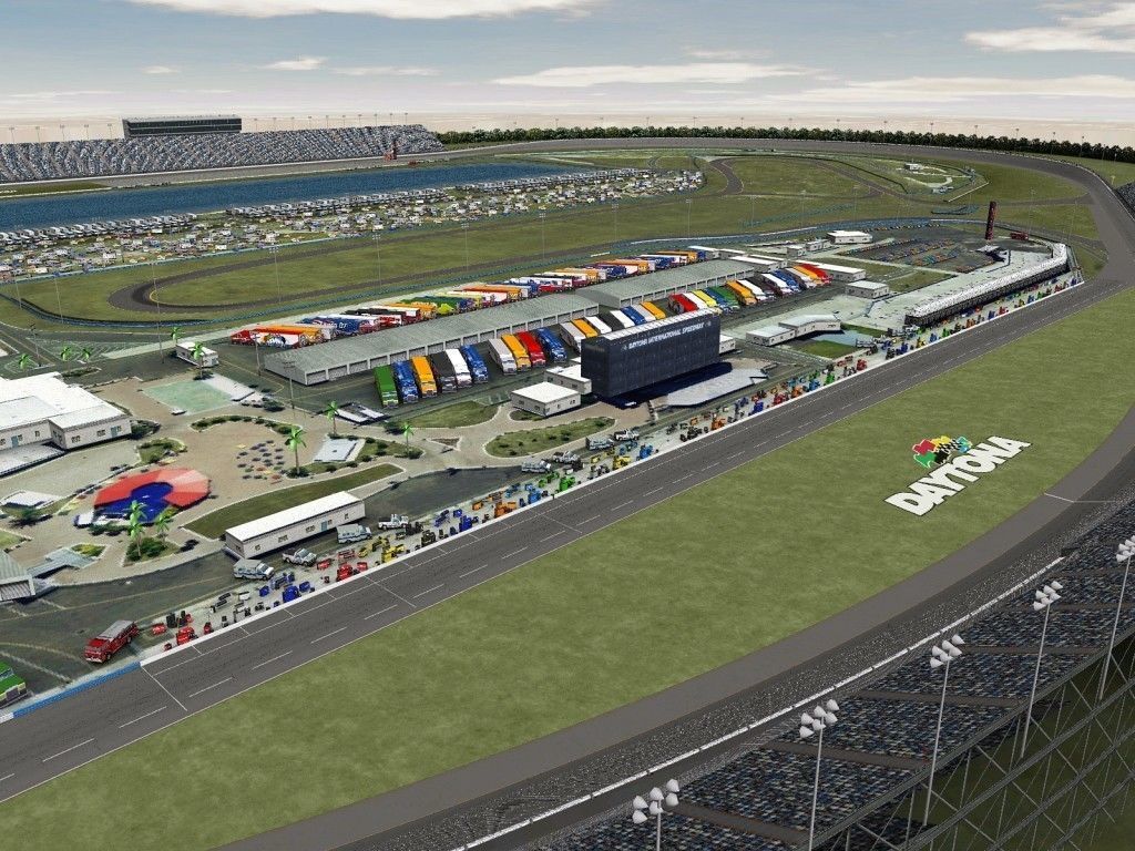 Daytona Speedway - Game Ready Low-poly 3D model_6