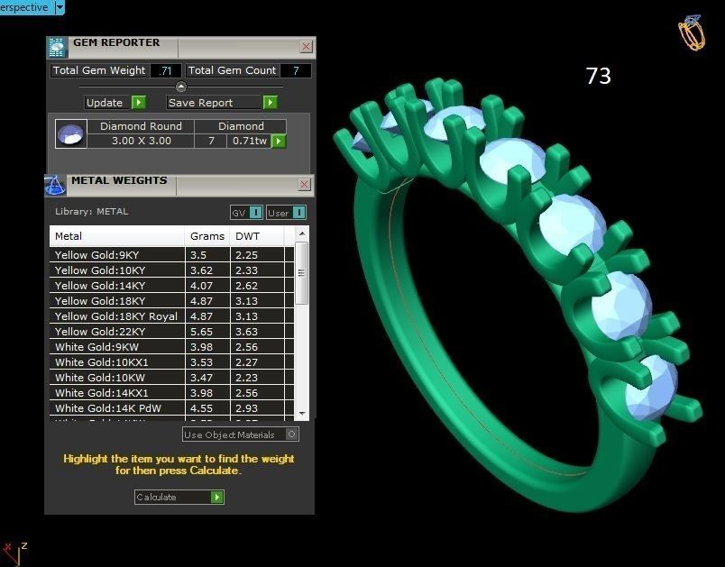 Jewelry CAD Printable file with Videos and Photos Render view 3D print model_24