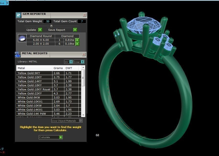 Jewelry CAD Printable file with Videos and Photos Render view 3D print model_24