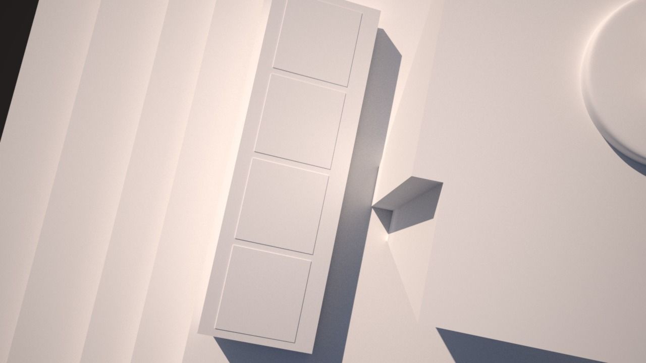 GHANA INDEPENDENCE SQUARE TORCHER Low-poly 3D model_2